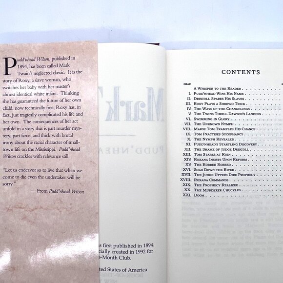 Mark Twain Book Set: Huck Finn Tom Sawyer Puddnhead Wilson The Innocents Abroad - Picture 10 of 16